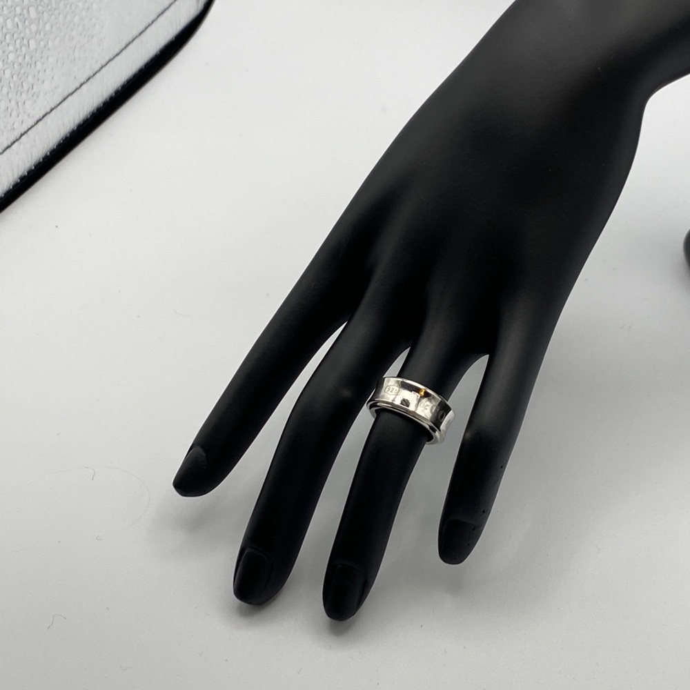 Authentic Tiffany & Co. 2005 NY Sterling Silver 925 and  Round ring 1837
